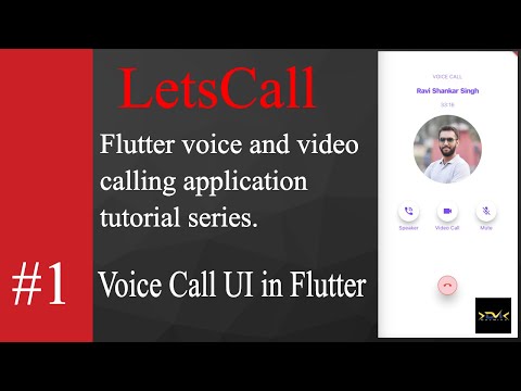 Flutter Tutorial | LetsCall | A video and voice calling application in ...