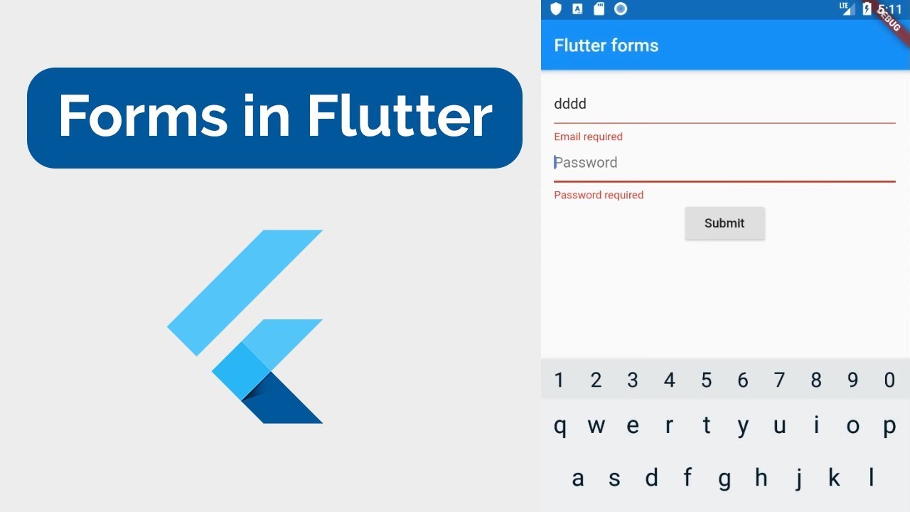 flutter form page
